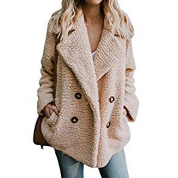 fuzzy oversized jacket